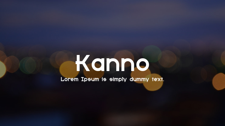 Kanno Font Family