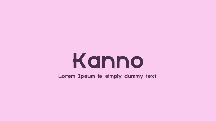 Kanno Font Family