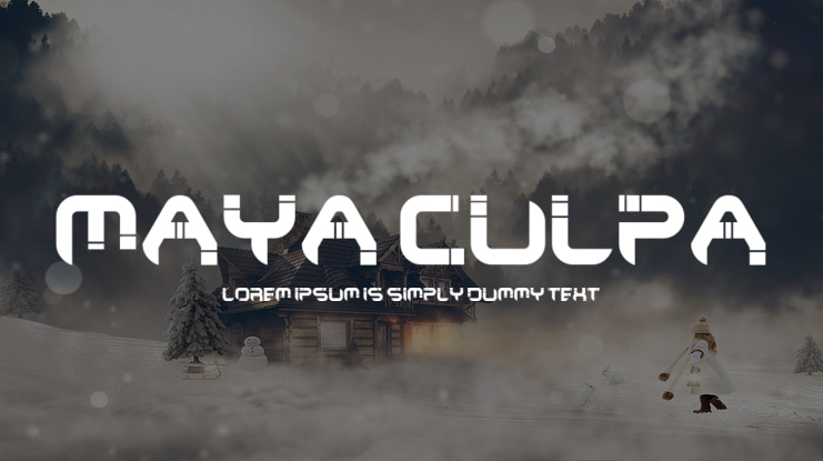 Maya Culpa Font
