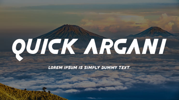 Quick Argani Font