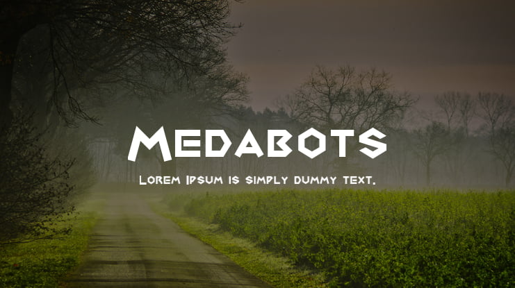 Medabots Font Family
