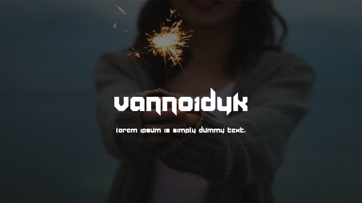 Vannoidyk Font Family
