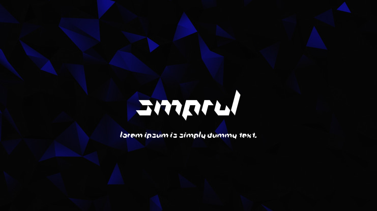 SMPRVL Font