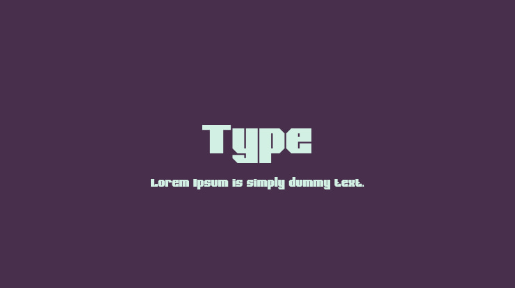 Type Font
