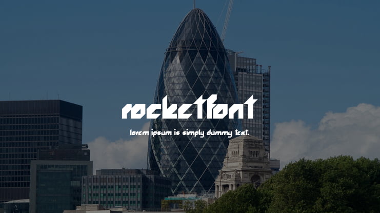 Rocketfont Font