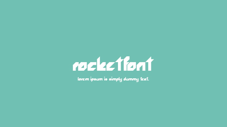 Rocketfont Font
