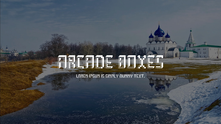 Arcade Boxes Font
