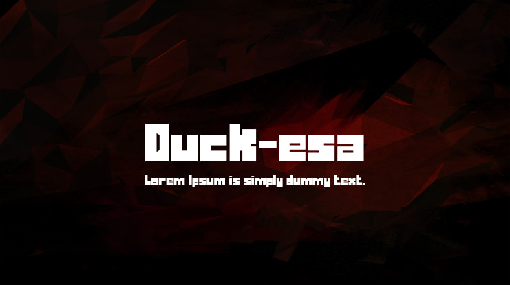 Duck-esa Font