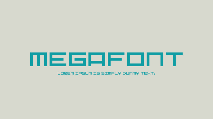 Megafont Font