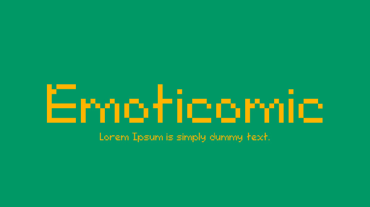 Emoticomic Font