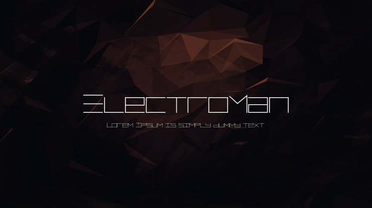 ElectroMan Font
