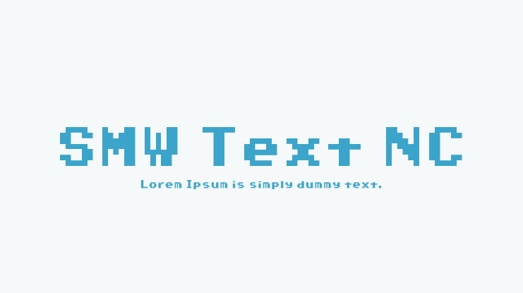 SMW Text NC Font Family