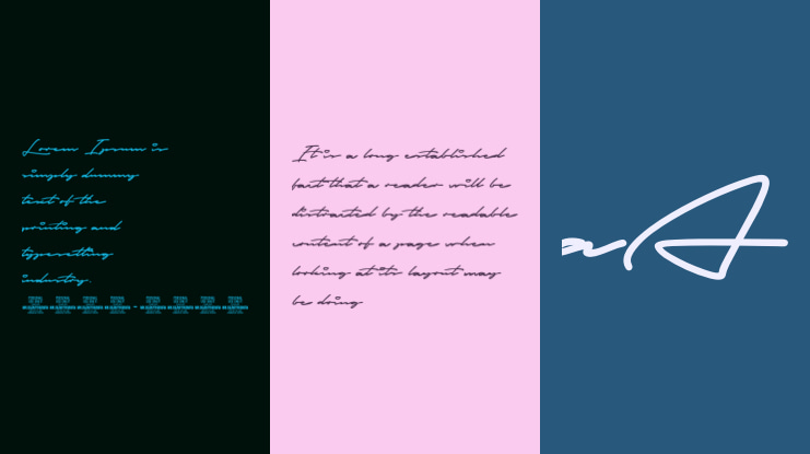 Autografia PERSONAL USE ONLY Font Family