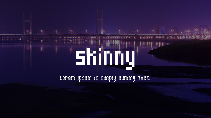 Skinny Font