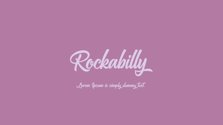 Rockabilly Font
