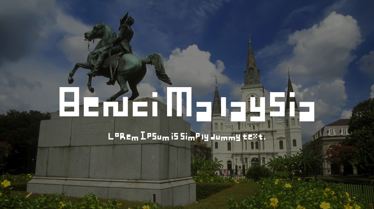 Benci Malaysia Font