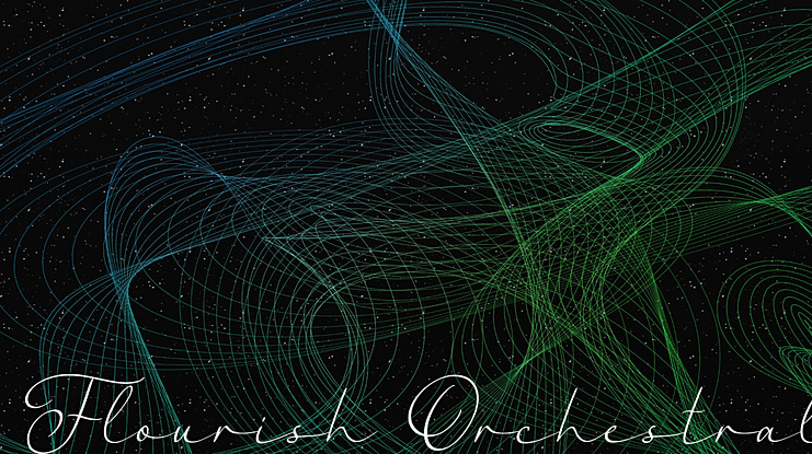 Flourish Orchestral Font Family
