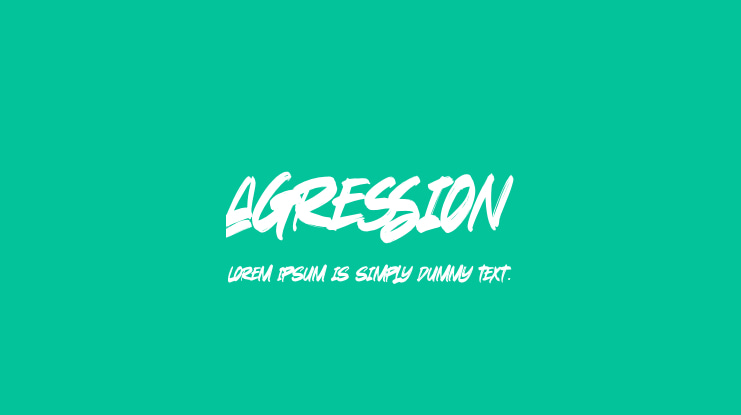 Agression Font