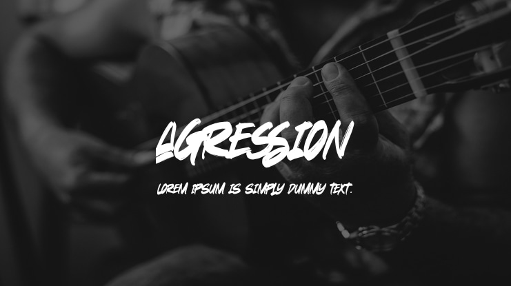 Agression Font