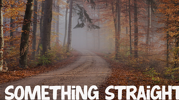 Something Straight Font
