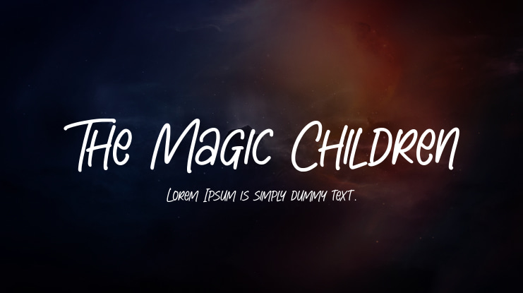 The Magic Children Font