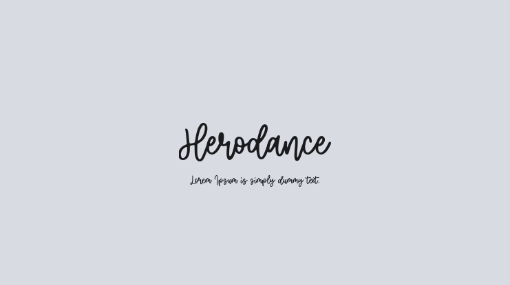 Herodance Font