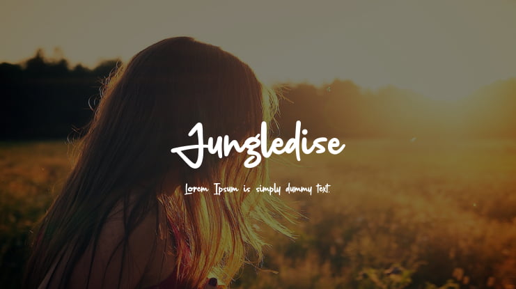 Jungledise Font