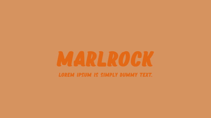 Marlrock Font