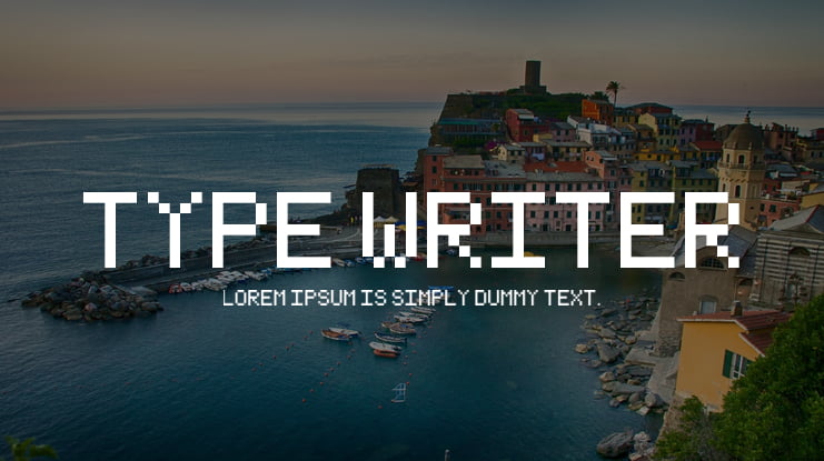 Type Writer Font