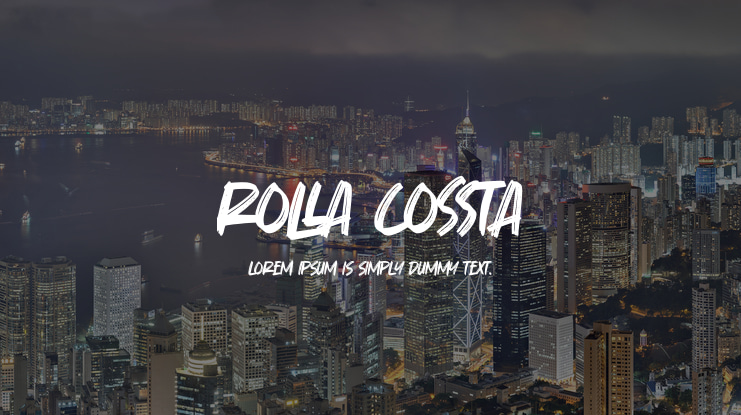 Rolla Cossta Font
