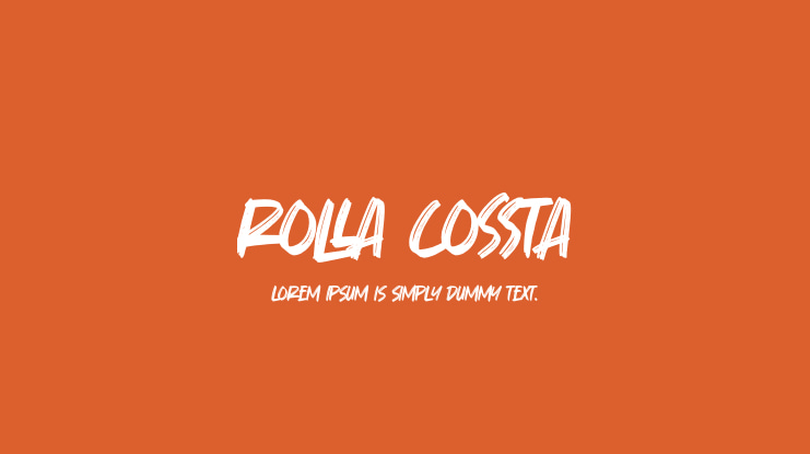 Rolla Cossta Font