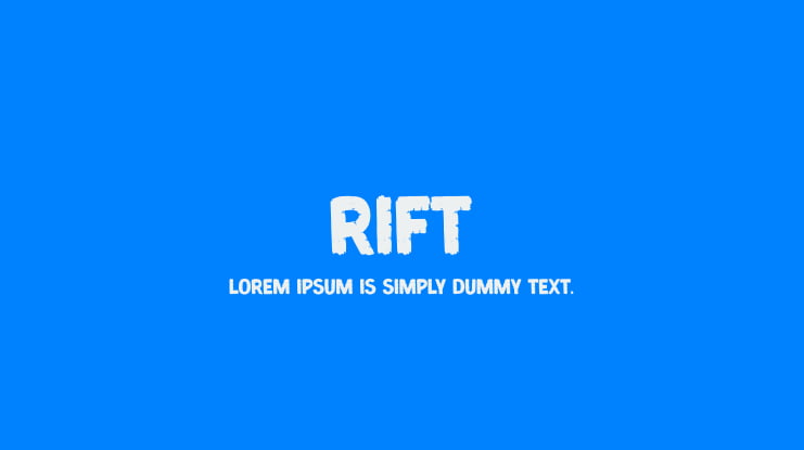 Rift Font
