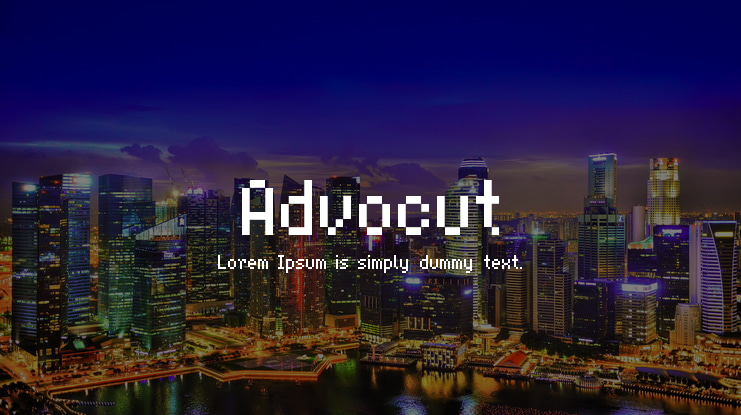 Advocut Font