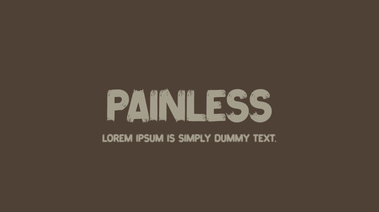 Painless Font