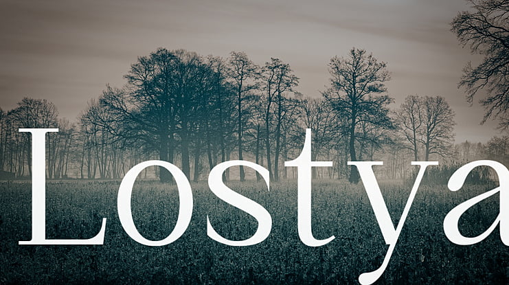Lostya Font