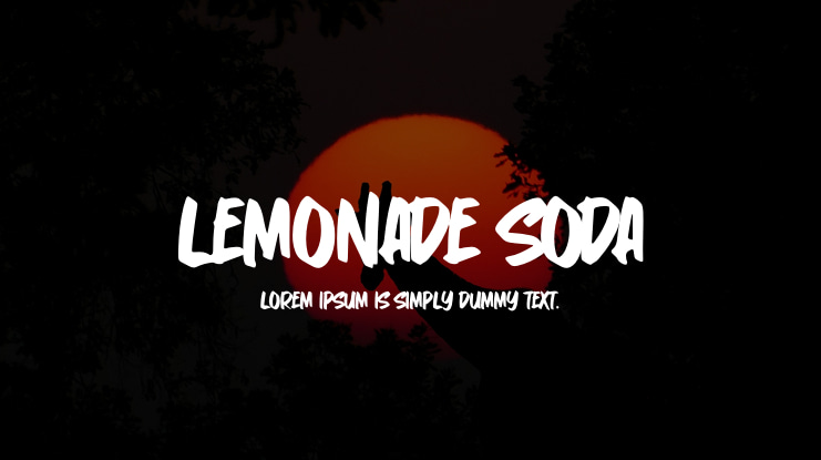 Lemonade Soda Font