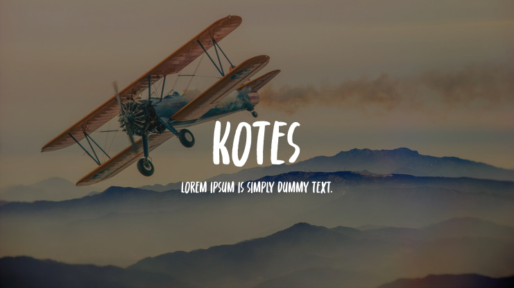 Kotes Font