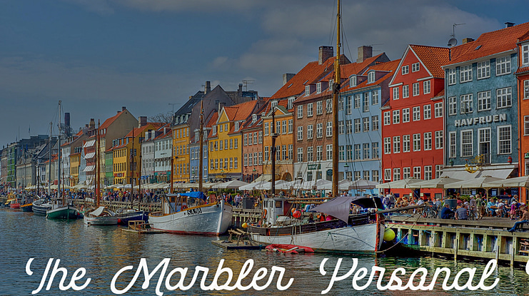 The Marbler Personal Use Font