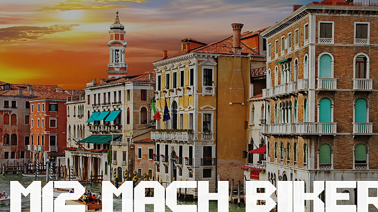 M12 Match Biker Font