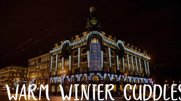 Warm Winter Cuddles Font