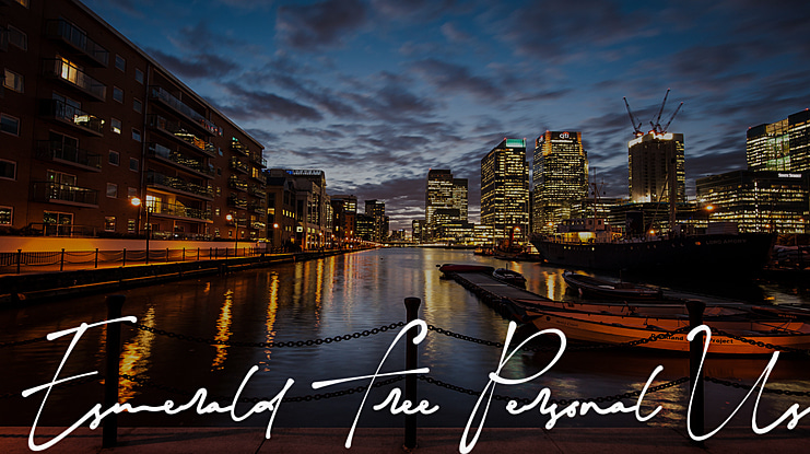 Esmerald Free Personal Use Font