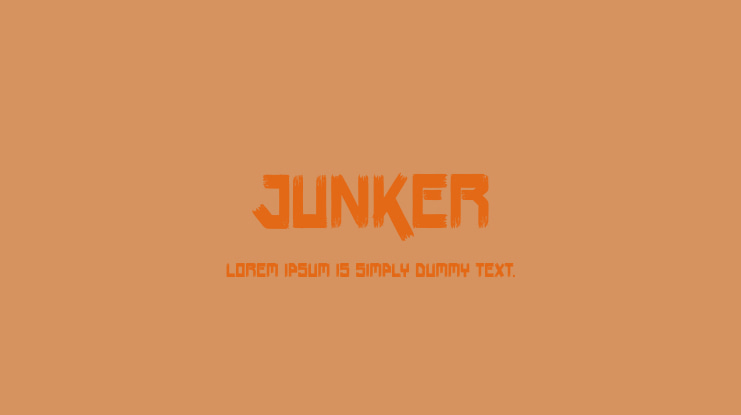 Junker Font