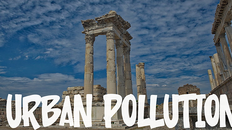 Urban Pollution Font