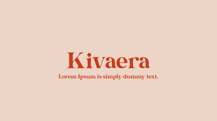 Kivaera Font