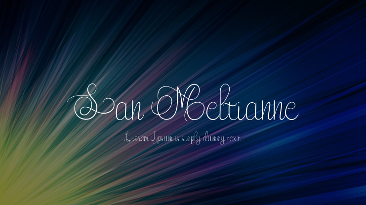 San Meltianne Font