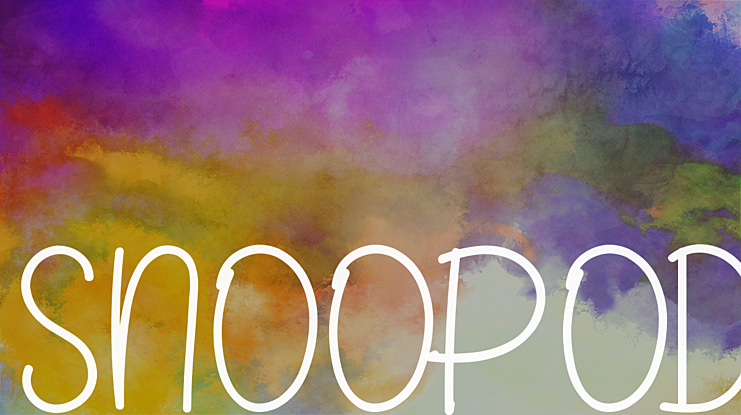 SNOOPOD Font Family