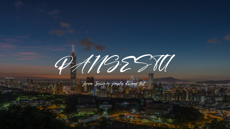 PANGESTU Font
