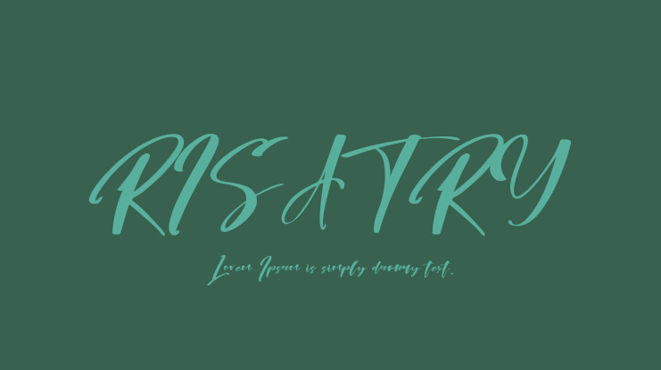 RISATRY Font