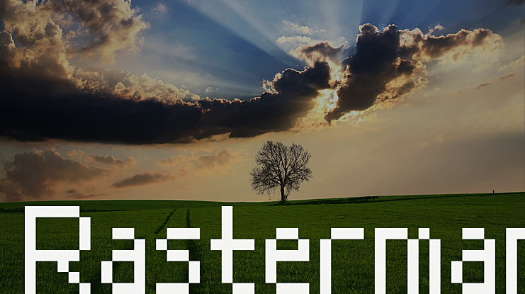 Rasterman Font