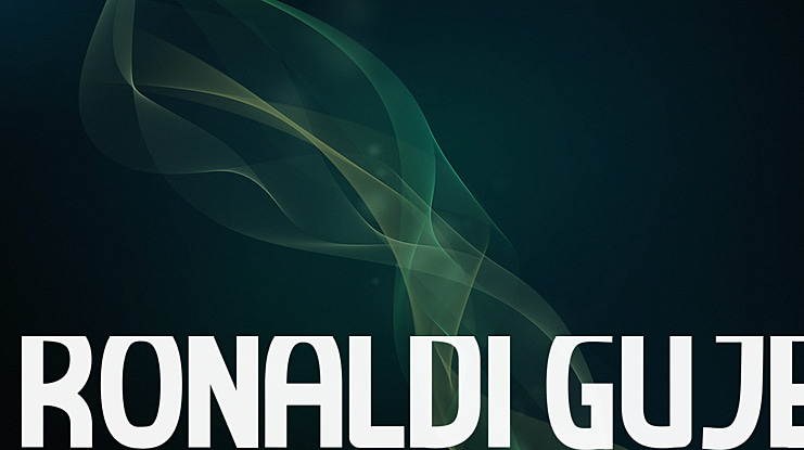 RONALDI GUJE Font